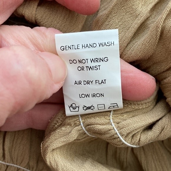 Lovers and Friends Vneck Ruched Nude Innika Summer Mini Dress XXS - Picture 10 of 16